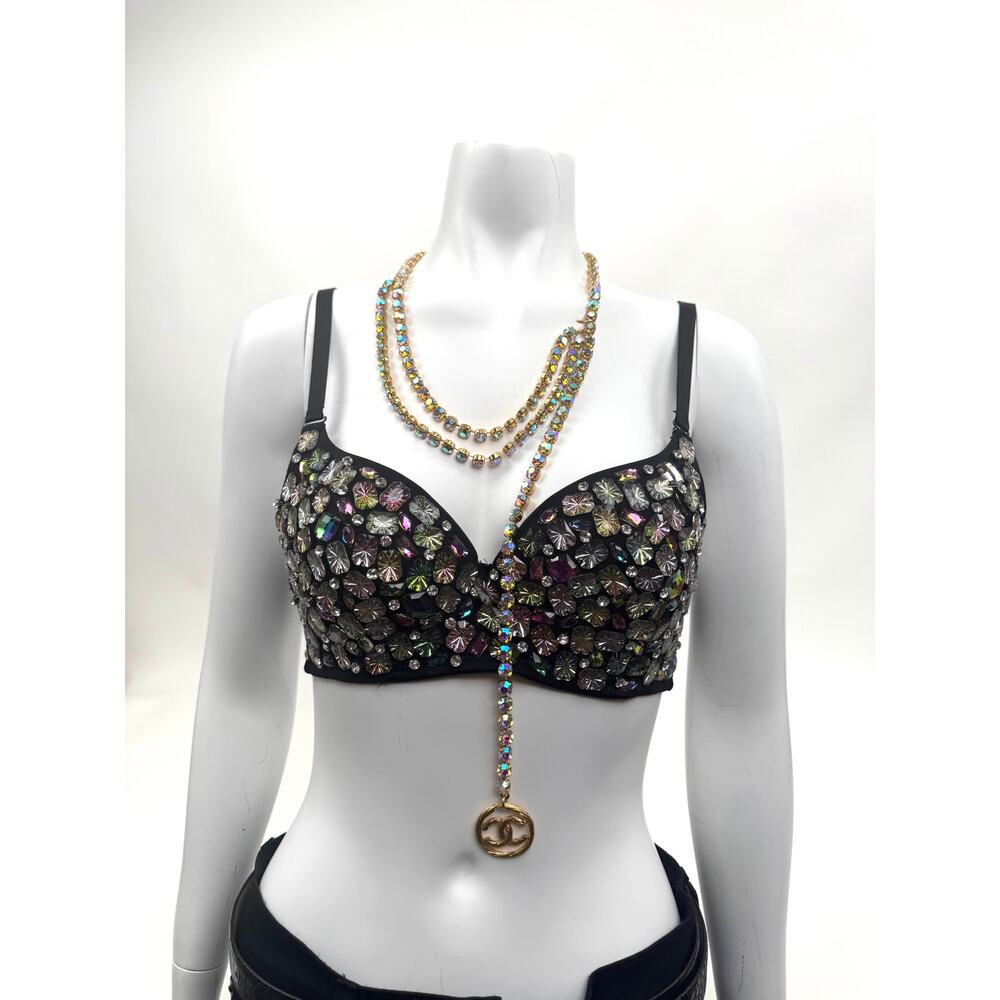 Chanel Barbie Dreams Collection Multi-Purpose Chain w/ Custom Gem Bra Size L